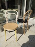 Chaises bistrot en bois courbé collector couleurs spéciales
