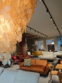 VERPAN 8DM très grand lustre nacre déstockage liquidation Lyon