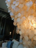 VERPAN 8DM très grand lustre nacre déstockage liquidation Lyon