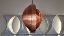 Suspension Moon Verpan cuivre Ø34 cm, déstockage liquidation Lyon