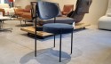 Verpan chaise SERIES 430 en tissu Kvadrat Raf SIMONS Harald 3 bleu, en déstockage