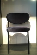Verpan chaise SERIES 430 en tissu Kvadrat Raf SIMONS Harald 3 bleu, en déstockage