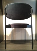 Verpan chaise SERIES 430 en tissu Kvadrat Raf SIMONS Harald 3 bleu, en déstockage