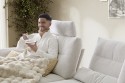 ABARTHROYAL merveilleux & ultra confortable canapé cuir d'angle avec chaise longue