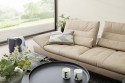 ABARTHROYAL merveilleux & ultra confortable canapé cuir d'angle avec chaise longue