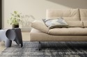 ABARTHROYAL merveilleux & ultra confortable canapé cuir d'angle avec chaise longue