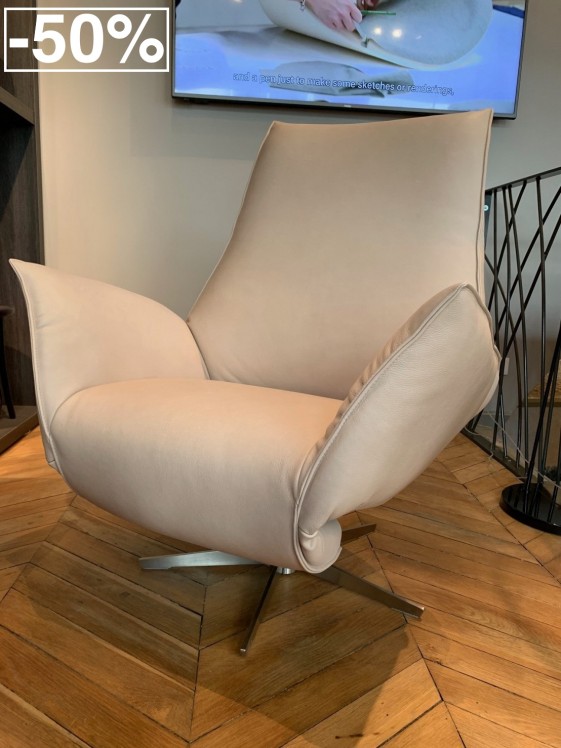 Fauteuil relax électrique sur batterie LORD.JM cuir pleine fleur Super Bull Star