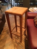 Tabouret de bar haut RIOJA en chêne naturel huilé, déstockage liquidation Lyon