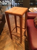 Tabouret de bar haut RIOJA en chêne naturel huilé, déstockage liquidation Lyon