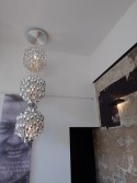 Plafonnier design Verpan Triple Spirale SP3, déstockage liquidation Vittel