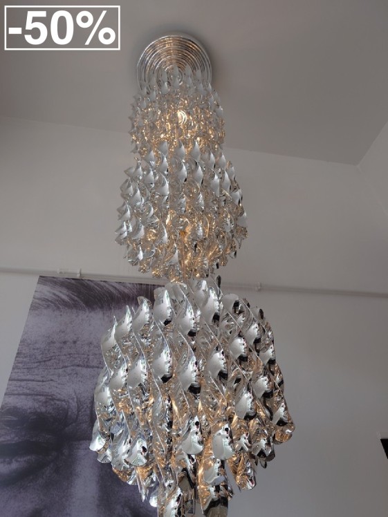 Plafonnier design Verpan Triple Spirale SP3, déstockage liquidation Vittel