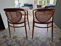 Chaise & fauteuil en bois de hêtre courbé & cannage LEGEND naturel