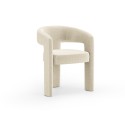 0HWONDER, petit fauteuil organique tapissé, pieds gainés cuir ou tissu