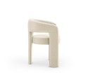 0HWONDER, petit fauteuil organique tapissé, pieds gainés cuir ou tissu