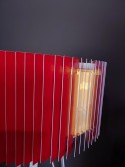 Lampadaire JALOUSIE W&D sur pied blanc / rouge