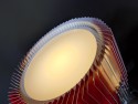 Lampadaire JALOUSIE W&D sur pied blanc / rouge