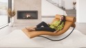 Chaise longue à bascule cuir ou tissu DAYBEDDING 