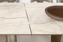 ALLOWED, grande table XL rectangulaire plateau en céramique, piètement bois laqué