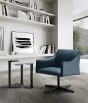 Bout de canapé, petite table console ronde VALY, plateau métal ou céramique