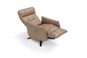 BRET.RELAX fauteuil cuir de relaxation double moteurs électrique option batterie