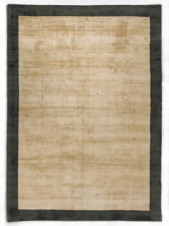 Tapis bicolore sur mesure en viscose pure CRUSHER teinte au choix