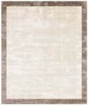 Tapis bicolore sur mesure en viscose pure CRUSHER teinte au choix