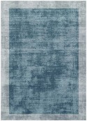 Tapis bicolore sur mesure en viscose pure CRUSHER teinte au choix