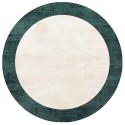 Tapis bicolore sur mesure en viscose pure CRUSHER teinte au choix