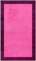 Tapis bicolore sur mesure en viscose pure CRUSHER teinte au choix