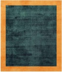 Tapis bicolore sur mesure en viscose pure CRUSHER teinte au choix