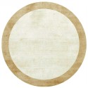Tapis bicolore sur mesure en viscose pure CRUSHER teinte au choix