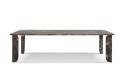 APPEAR, table rectangulaire design, plateau et pieds en marbre