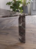 APPEAR, table rectangulaire design, plateau et pieds en marbre