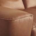 Canapé d'angle 3 places chaise longue dossiers multipositions SWEETY.TM cuir ou tissu