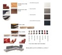 Canapé cuir IDOLATION angle design assises pivotantes relax