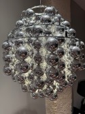 Suspension Verpan Ball argent, déstockage Paris