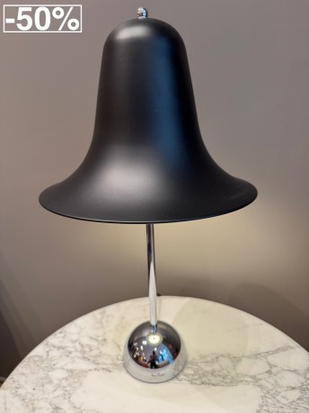 Lampe de table Verpan Pantop noir mat, déstockage Paris