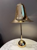 Lampe de table Verpan Pantop laiton doré, déstockage Paris