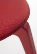 Chaises Bliss tapissées & laquées couleur, par 6