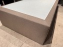 ERGO.BOX 80 x 200 cm sommier tapissé intégralement tissu Bahama beige