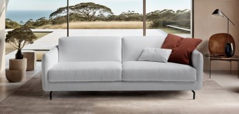 Canapé convertible design tissu matelas mousse ou mousse mémoire de forme