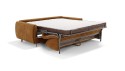 Canapé convertible BROADWAY design tissu matelas mousse ou mousse mémoire de forme