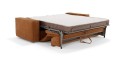 Canapé convertible design tissu matelas mousse ou mousse mémoire de forme