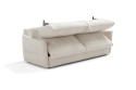 MONCEAU, canapé tissu convertible matelas mousse ou mousse mémoire de forme