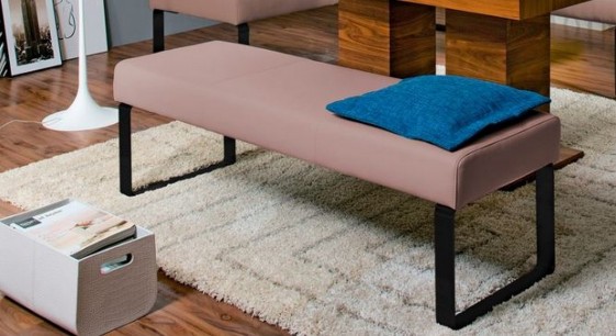 Banc cuir ou tissu SeaSide 200 cm