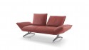ADORATION, canapé design dossiers inclinables, cuir ou tissu
