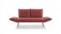ADORATION, canapé design dossiers inclinables, cuir ou tissu