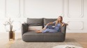 LOFTER, canapé cosy ultra confortable, cuir ou tissu