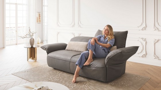 LOFTER, canapé cosy ultra confortable, cuir ou tissu