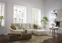 HAPPY.LOUNGE, canapé d'angle ultraconfortable tissu ou cuir